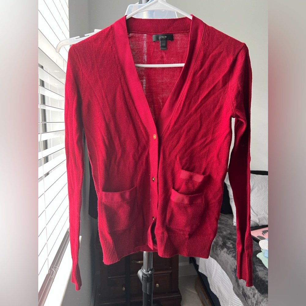 J. Crew Merino Wool Button Up Cardigan XXS